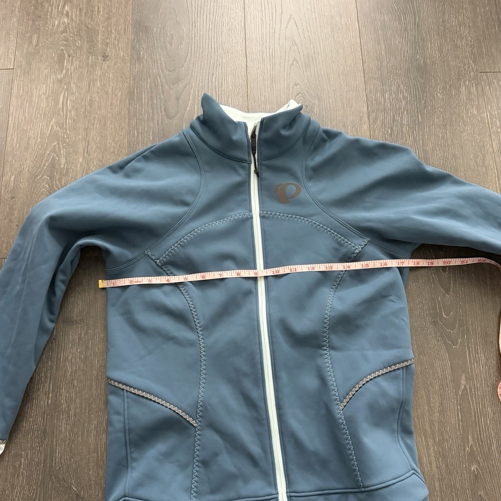 Pearl Izumi Elite Escape Cycling Soft Shell Jacket Womens Medium Teal Biking - Picture 7 of 12